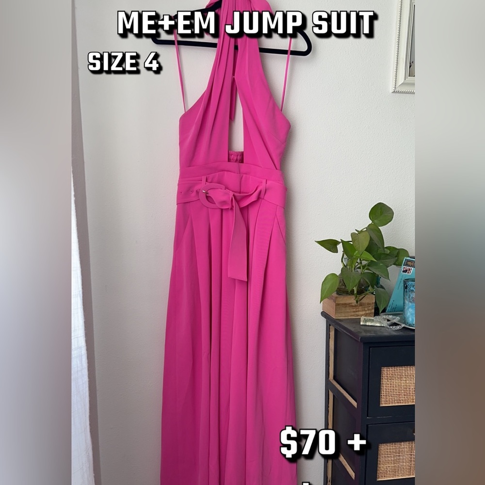 ME+EM Pink Jumpsuit